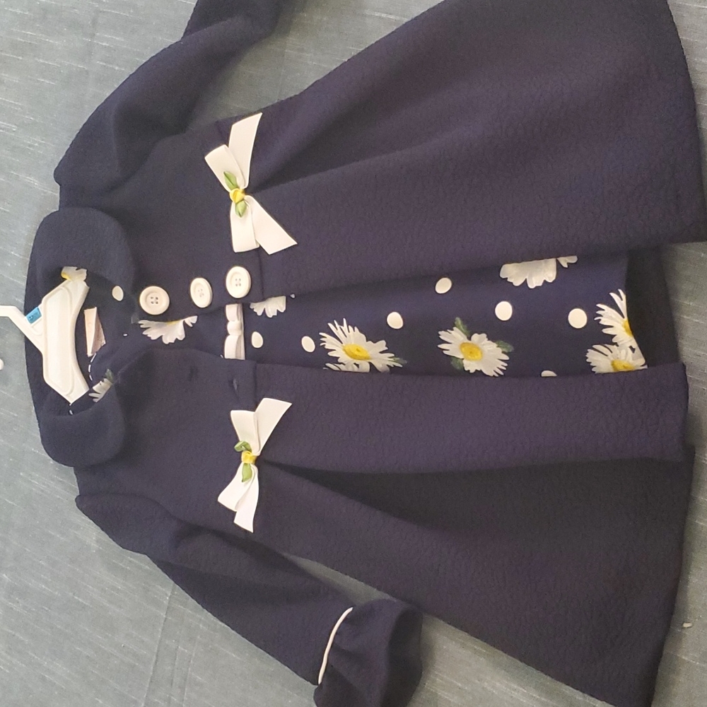 Daisy dress set with Navy jacket